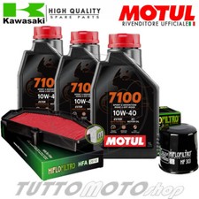 Tagliando KAWASAKI KLE Versys 650 Abs 2021 2022 2023 / Motul 7100 10W40 + Filtri
