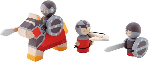 Sevi 82641 set guerrieri - set, rossi