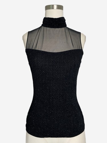 Top smanicato maglia