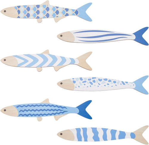 Pezzi pesce legno - pesce, di