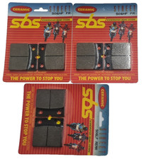 KIT PASTIGLIE ANTERIORE POSTERIORE SBS BMW K100 RS 1983 1988