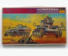 FUJIMI DS3 KIT 1/76 1:76 DIORAMA SET GUERRA LAMPO Sd. Veicolo 251 PzK.pfw38t