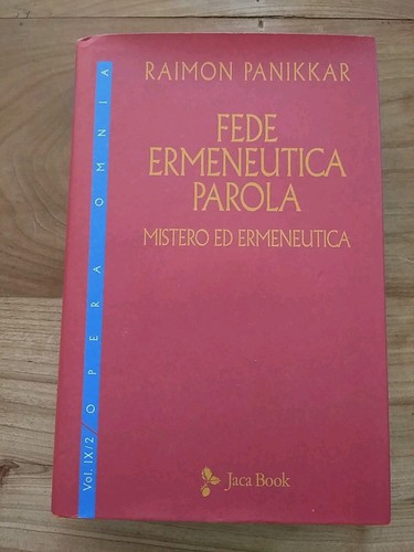 Raimon panikkar fede - panikkar,