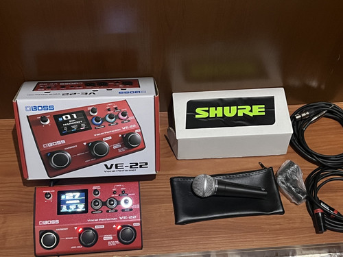 Boss vocal mic shure - boss,
