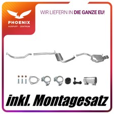 AUDI A4 B7 1.9 2.0 TDi (04-08) posteriore + station wagon senza sistema di scarico DPF scarico