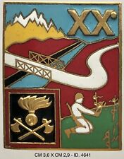 ALPINI 1° BATTAGLIONE GENIO PONTIERI XX° DISTINTIVO ESERCITO PRODUTTORE LORIOLI