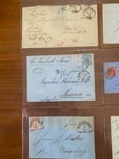 Germania-Antichi Stati-III Reich-Lotto di 13 documenti postali,periodo1840-1905