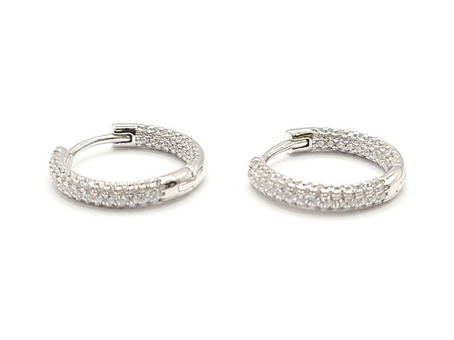 Diamonique classics cerchi con - cerchi,