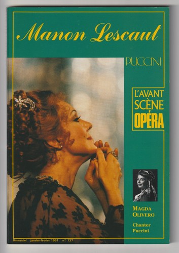Puccini manon lescaut avant - lescaut,,