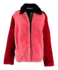 Giacca con zip MCQ rosso e