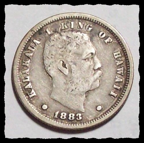 1883 hawaii one dime - 1883,