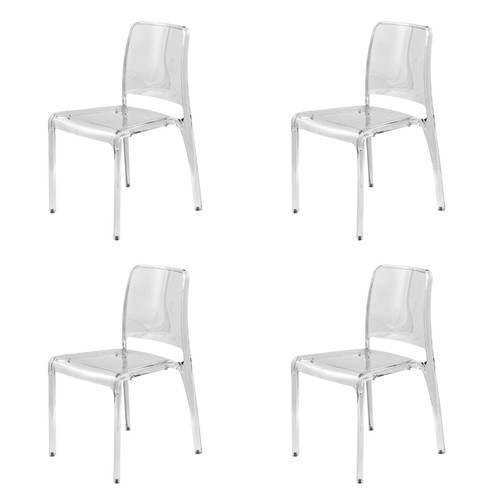 Sedia andromeda policarbonato - sedia,