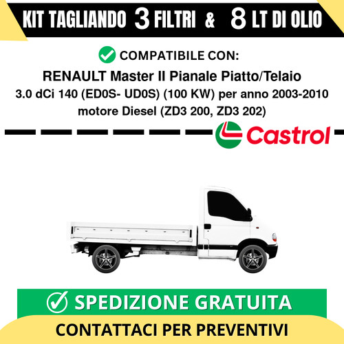 Tagliando per renault master - tagliando,