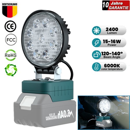 Lampada lavoro 18v per - lavoro,