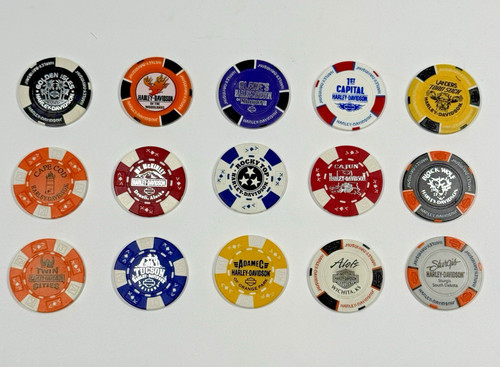 Harley davidson poker chip - poker,