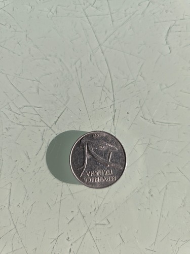 Moneta lire 1971 con aratro - 10,