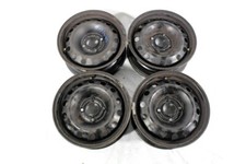 SET 4 CERCHI IN FERRO DA 14 POLLICI 4 FORI 5,5JX14H2E ET 24 CITROEN C3 1.1 G 44K