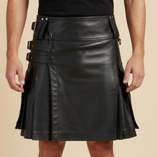 Kilt scozzese uomo vera pelle