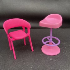 Vintage Barbie rosa poltrona e