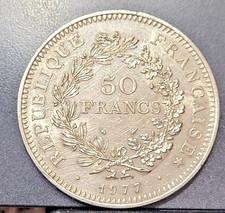 MONETA REPUBLIQUE FRANCAISE - 50 FRANCS 1977 ARGENTO ,50 franchi francesi , qfdc