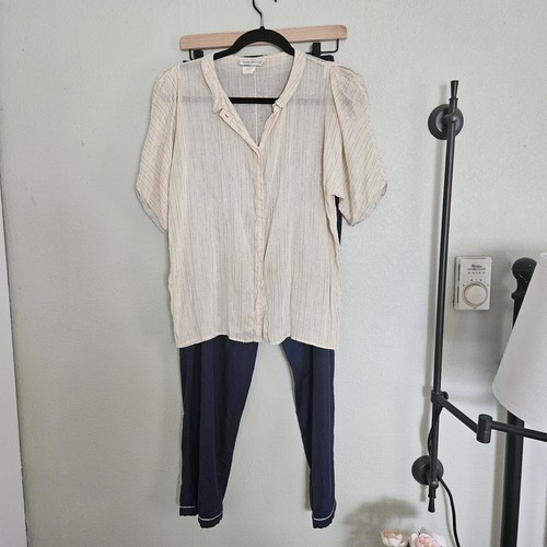 Set blusa pantaloni lino - set,