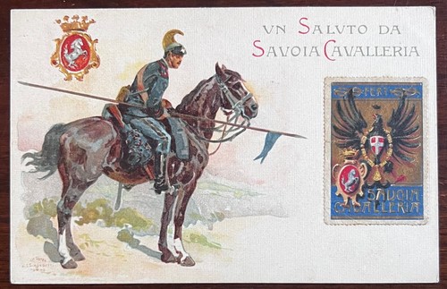 Cartolina militare saluto - cartolina,