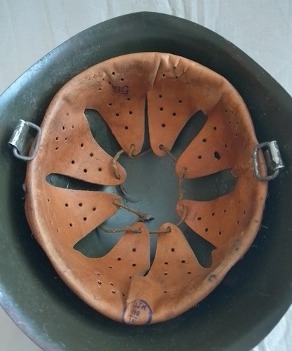 Original steel helmet with - steel,