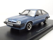 Modellino auto Opel Manta B CC 1980 blu metallizzato modellini scala 1:43 neo