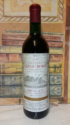 Vino 1967 chateau - vino, cazeau-morin