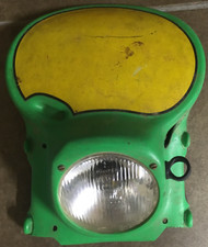 Mascherina portafaro e portanumero verde Gori Enduro G81