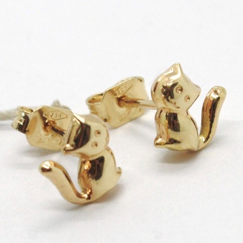 Orecchini oro giallo 18k a - oro,
