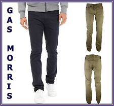 pantaloni jeans gas da uomo in cotone slim fit morris a gamba dritta w30 W32 W33