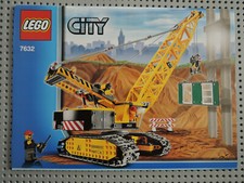 LEGO Istruzioni di Costruzione / Instruction City 7632 Gru Cingolata NUOVO 