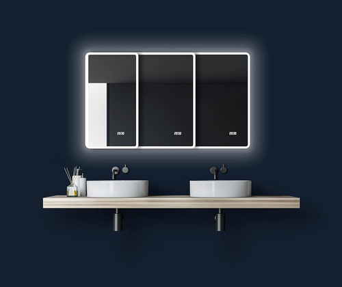 Sun specchio bagno bianco - specchio, da