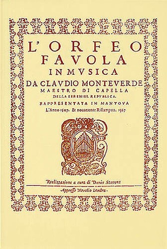Claudio monteverdi orfeo - claudio,
