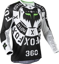 Fox Racing 360 Nobyl Jersey Camicia da Pilota Maglia Motocross Taglia L