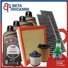 Kit Tagliando Per Peugeot 5008 II 1.6 BlueHdi 120 CV 88KW Filtri Olio 5W30 Total