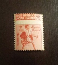 1944 RSI - Tamburino c.mi 75 -