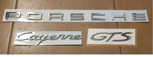 Scritta logo emblema porsche - emblema,