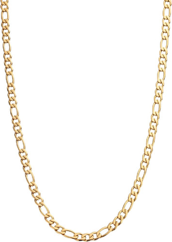 Collana catena figaro mm - catena,