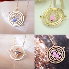 COLLANA CIONDOLO CLESSIDRA HARRY POTTER GIRATEMPO HERMIONE TIME TURNER