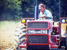 AUDIO Super 8 Film Farmer Trattore anni 80 Home Movie Coltura di Coltura Isuzu Trooper