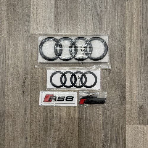 Audi rs6 nero lucido - rs6, badge