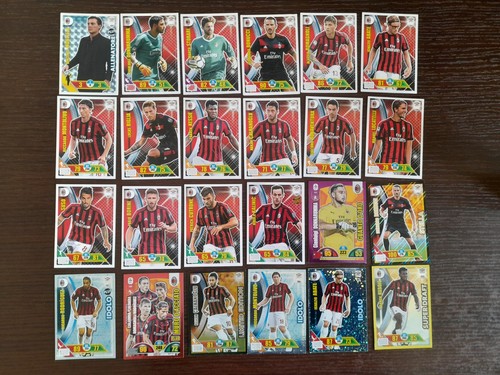 Lotto figurine cards milan - figurine,