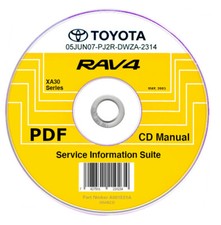 Toyota RAV4  (2006-2013) manuale officina riparazione su cd