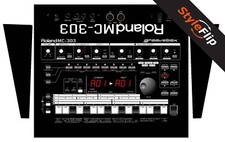 Roland MC-303 Groovebox | Nero | Decalcomania protettiva | Pelli StyleFlip