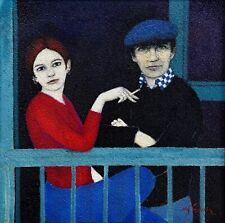 MICHEL GUERIN 70x70 olio su