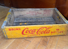 Coca-Cola gialla vintage in