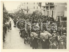 1931 CISTERNA DI LATINA Arrivo 1000 operai toscani per lavori agricoli ONC Foto