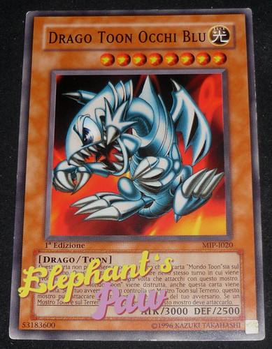 Yugioh drago toon - yugioh, blu